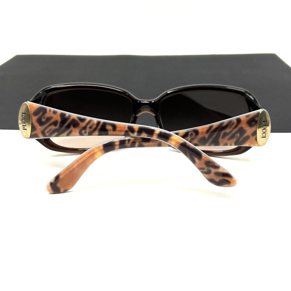 Emilio Pucci Sunglasses Women's Fashion EP677S 204 Chocolate/Leopard 58mm - Picture 13 of 13